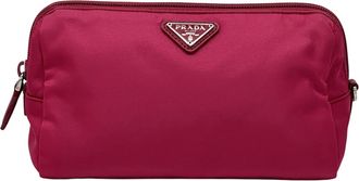 Prada Pink Nylon Pouch (Pre-Owned)