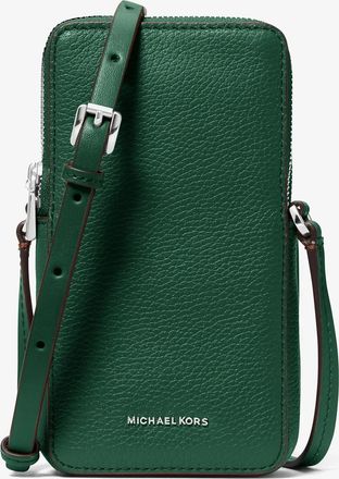Michael Kors Jet Set Small Leather Smartphone Crossbody Bag