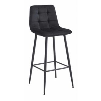 Private Label Sgabello Valora TEOTO in velluto nero ergonomico per cucina