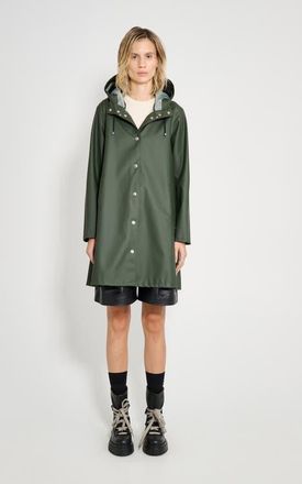 Stutterheim Mosebacke Lightweight Raincoat in Green at Nordstrom, Size X-Large