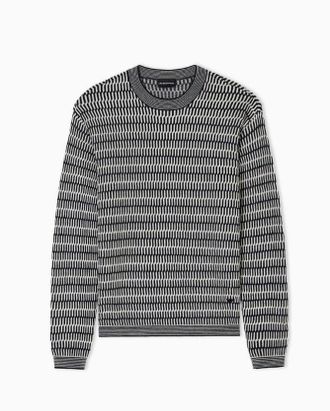 Giorgio Armani Jacquard Pullover für Herren: Angesagte und