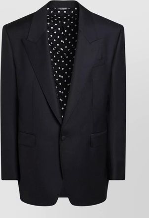 Dolce & Gabbana wool single breasted jacket notch lapel