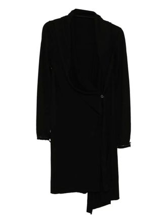Ma+ long-sleeved dress - Black
