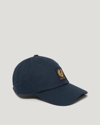 Belstaff Phoenix Logo Cap Unisexs Cotton Navy Size One Size