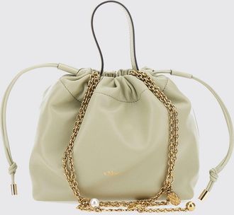 Chlo&eacute; Mini borsa a secchiello Icons in nappa con tracolla a catena