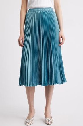 BOSS Vlysola Pleated Midi Skirt in Bt Bu at Nordstrom Rack, Size Xx-Large