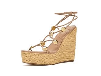 Steve Madden Oaklie Womens Sandals Natural : 10 M, Synthetic