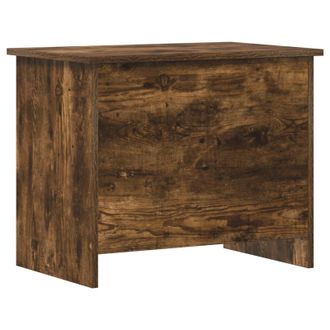 vidaXL Ba&uacute;l De Almacenamiento Roble Ahumado 60 X 40 X 50 Cm Vidaxl