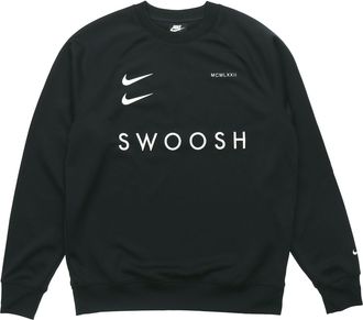 Nike Sportswear Swoosh Sweatshirt For Men Black CJ4841-010