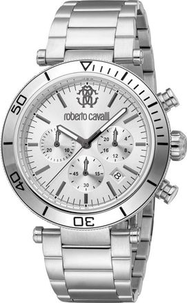 Roberto Cavalli Ritmo Silver-tone Dial Mens Watch RC5G128M0045