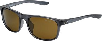 Nike Rechthoekige zonnebril met UV-bescherming - unisex - Zonnebrillen - Zwart - ONE Size - Nylon - Accessoires