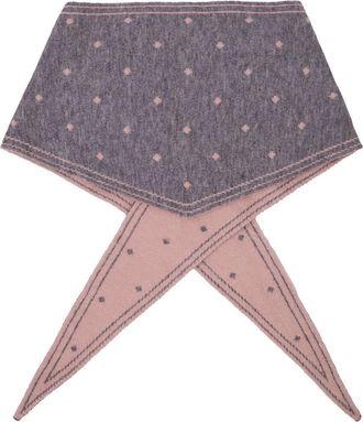 Saachi Saachi Polka Dot Triangle Scarf