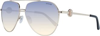 Guess Goud Vrouwen Aviator Zonnebril - Dames - Zonnebrillen - Geel - ONE Size - Accessoires