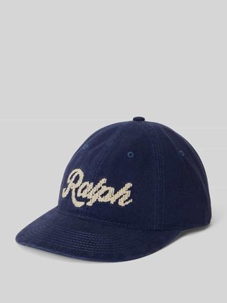 Polo Ralph Lauren Basecap aus reiner Baumwolle mit Logo-Stitching in Marine, Gr&ouml;&szlig;e 1