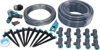 OEM Sistema De Riego Por Goteo De 9 Metros Y 8 Orificios, Kit De Riego Por Nebulizaci&oacute;n Preciso Y Ajustable Para Jard&iacute;n, Invernadero Y C&eacute;sped