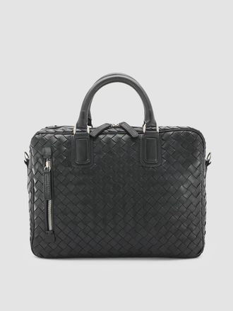 Officine Creative Armor 011 Hand-Woven Shoulder Bag in Black at Nordstrom
