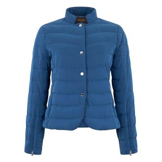Moorer Winter Jackets, female, Blue, Size: XL Down Jacket
