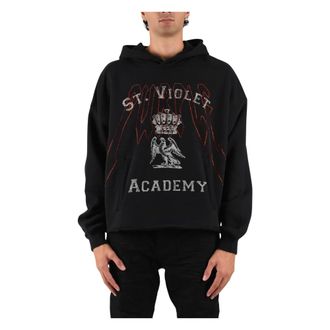 Purple St. Violet Thrash Hoodie - - Sweatshirts & Hoodies - Uomo - Nero - L