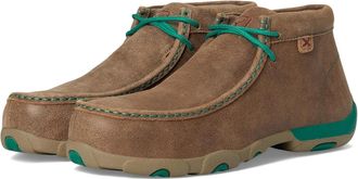 Twisted X Boots Mens Twisted X WDMAL01 Bomber Turquoise Leather Moc Toe Work Shoes HAWK85