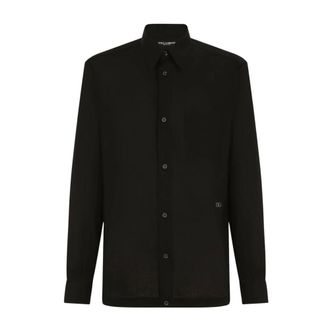 Dolce & Gabbana Heren, Overhemden, Zwart, Maat: 3XL