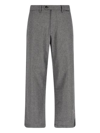 Closed Grey Wool-Blend Fairport Straight-Leg Pants