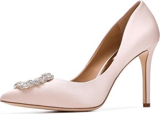 Badgley Mischka Cher Womens Shoes Champagne Satin : 6.5 M, Textile