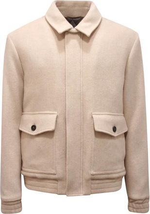 PESERICO Heren, Jassen, Wit, Maat: XL Wol