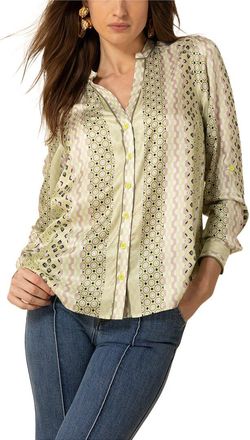 Hale Bob Siena Silk-Blend Blouse