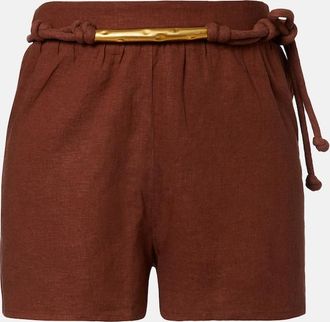 Vix Shorts Janet en mezcla de lino