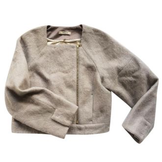 J Brand light grey wool/mohair jacket Size M