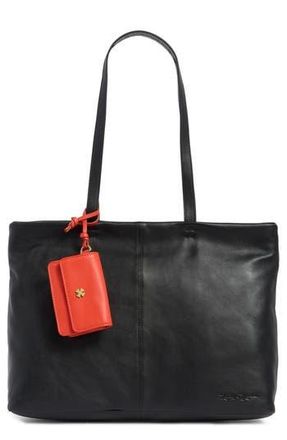 Lucky Brand Tess Leather Tote Bag in Black at Nordstrom Rack