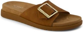 Toms Marin Slide Sandal in Medium Brown at Nordstrom, Size 6.5