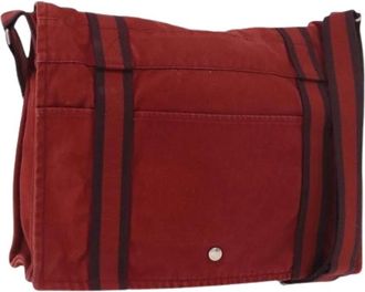 Herm&egrave;s Pre-owned Vintage Shoulder Bag - Dames - Vintage Schoudertas - Rood - ONE Size - Leer - Vintage