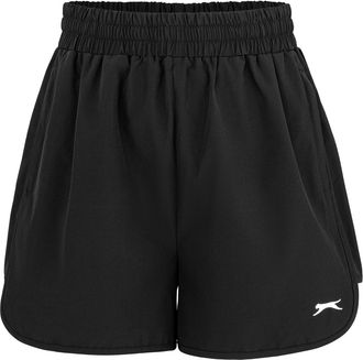 Slazenger Womens WOV Shorts Black XL