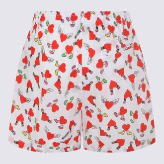 Moschino Mens Shorts White _100 % Co
