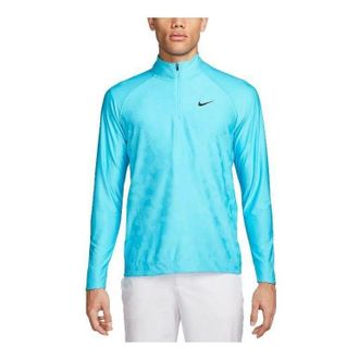 Nike Dri-FIT ADV Tour 1/2-Zip Golf Jacket Blue DR5281-416