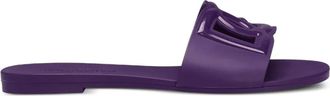 Dolce & Gabbana Platte slippers - Paars