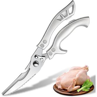 OEM Tijeras De Cocina Resistentes, Tijeras De Cocina Profesionales De Acero Inoxidable, Tijeras Vers&aacute;tiles Para Aves De Corral Para Pollo, Pescado, Carne,