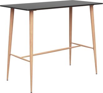 vidaXL Bar Table Black 120x60x105 cm Vidaxl