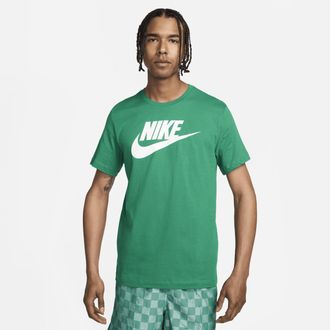 Nike Mens Nike Sportswear T-Shirt in Green | AR5004-365