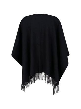 Burberry Womens Scarfs Black Wool