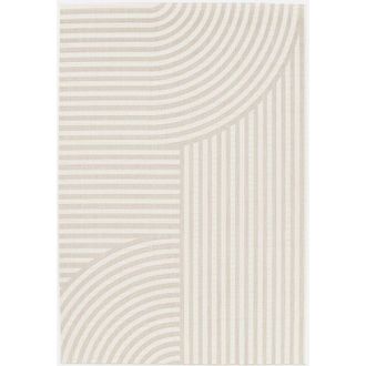 Sweeek Alfombra Interior/exterior Dise&ntilde;o Arcos Beige