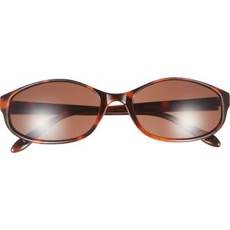 BP. Oval Wrap Sunglasses in Tortoise at Nordstrom Rack