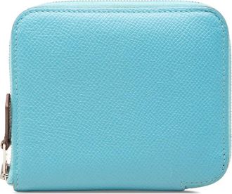 Herm&egrave;s Pre-owned Hermes Epsom Azap Silk in Compact Wallet Unisex C0YD9VBKM9IJKNM5