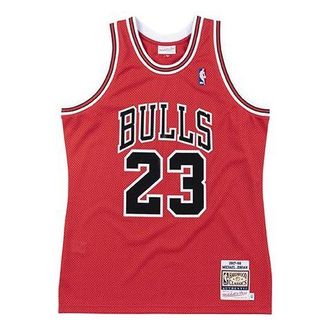 Mitchell & Ness NBA AU 87-88 23 AJY4CP19025-CBURED187MJO
