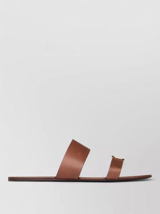 Saint Laurent babylone flat sole open toe sandals