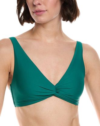 Monte & Lou Monte And Lou Multi Fit Twist Crop Bikini Top