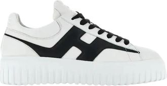 Hogan Sneakers, male, White, 6 1/2 UK, White Trainers with Memory Foam Insole