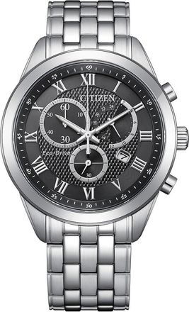 Citizen Chronograph GMT Black Dial Mens Watch AT2600-57E