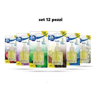 Trade Shop Trade Shop - Establecer 12 Piezas Recarga De Ambientes Desodorantes Compatibles Pure 20 Ml Varias Fragancias